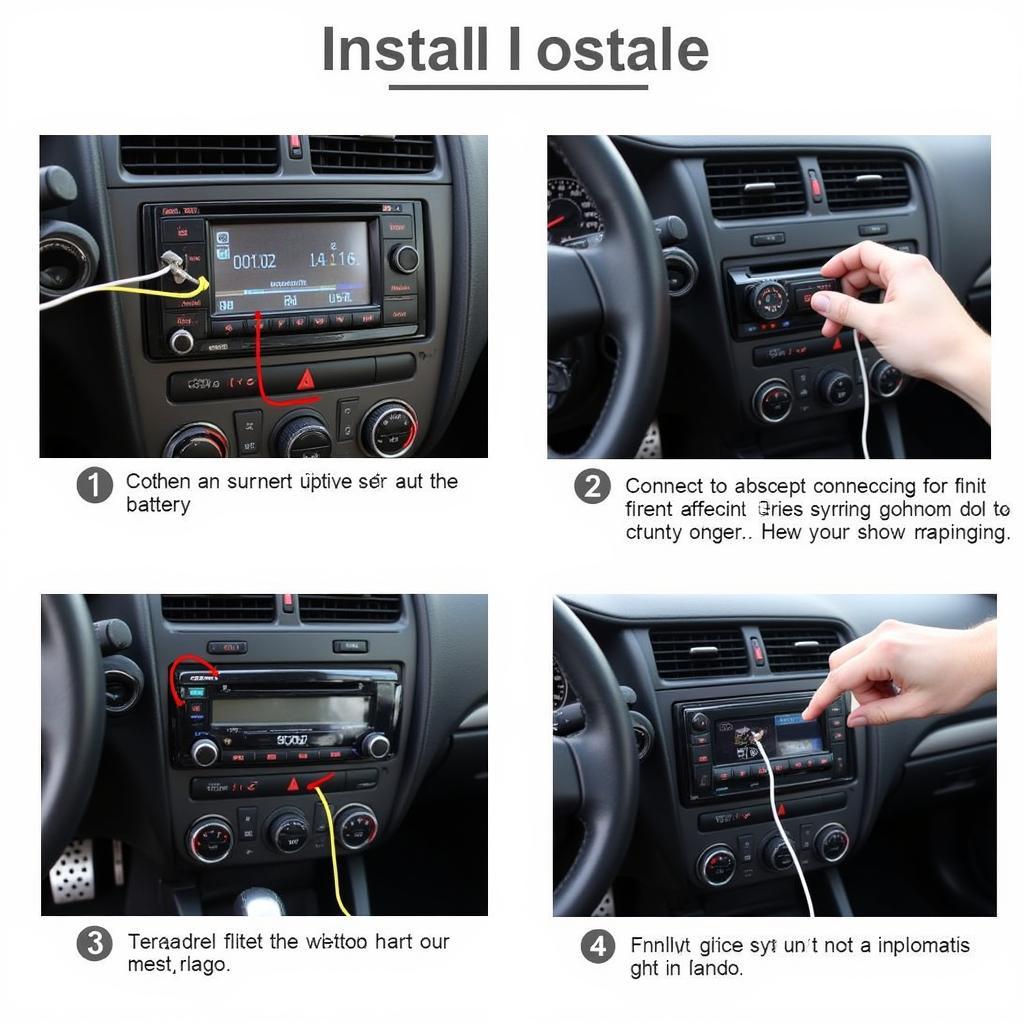 Car Radio Installation Process