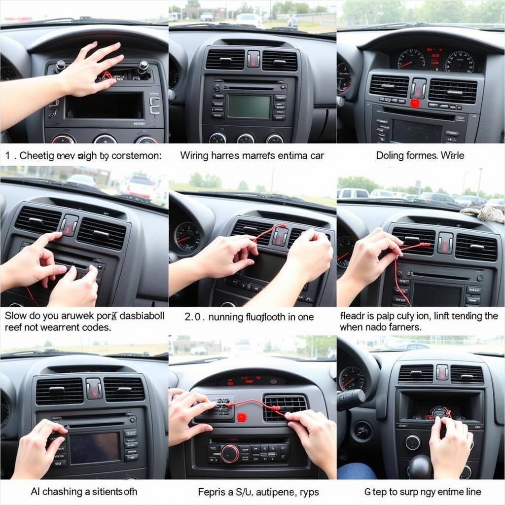 Car Radio Installation Process