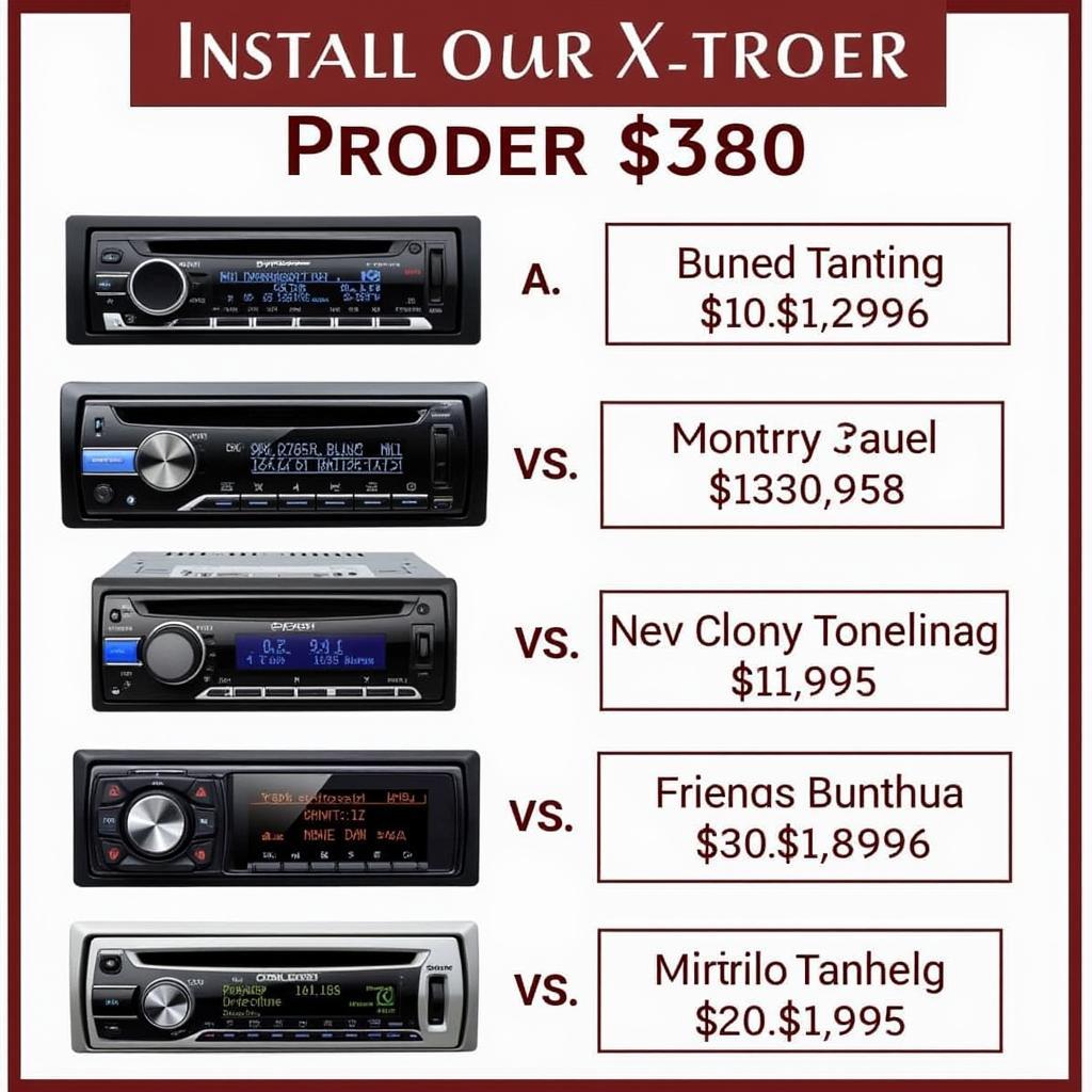 Car Radio Types and Installation Cost