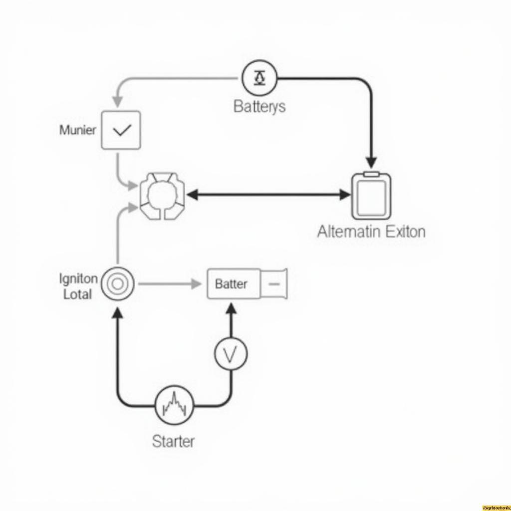 Car Starting System Diagram