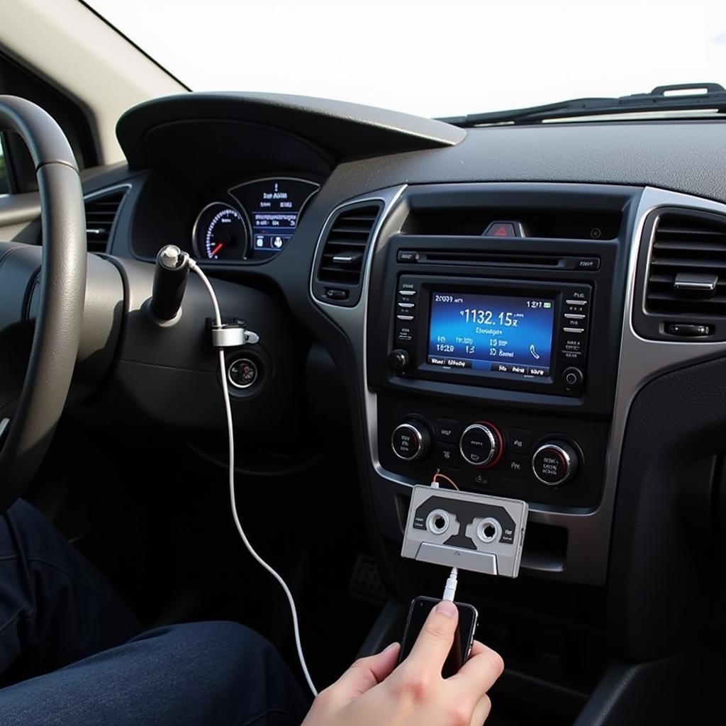 Cassette Adapter in Car Radio