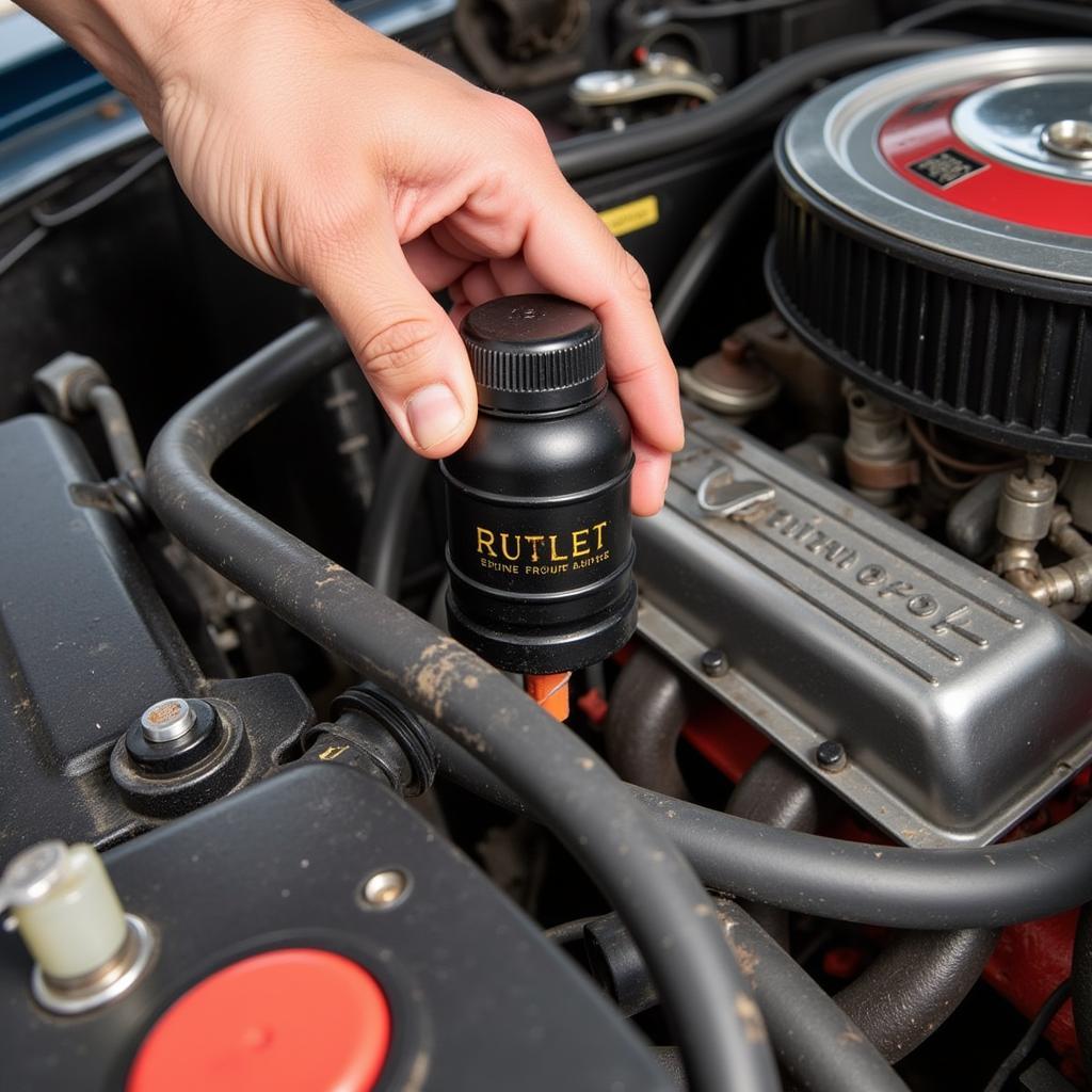 Checking Brake Fluid Level in a 1973 Ford Mustang