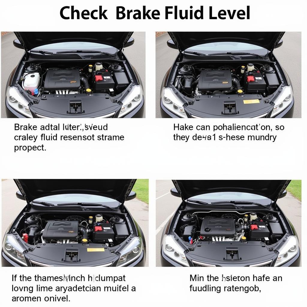 Checking Brake Fluid Level in Car