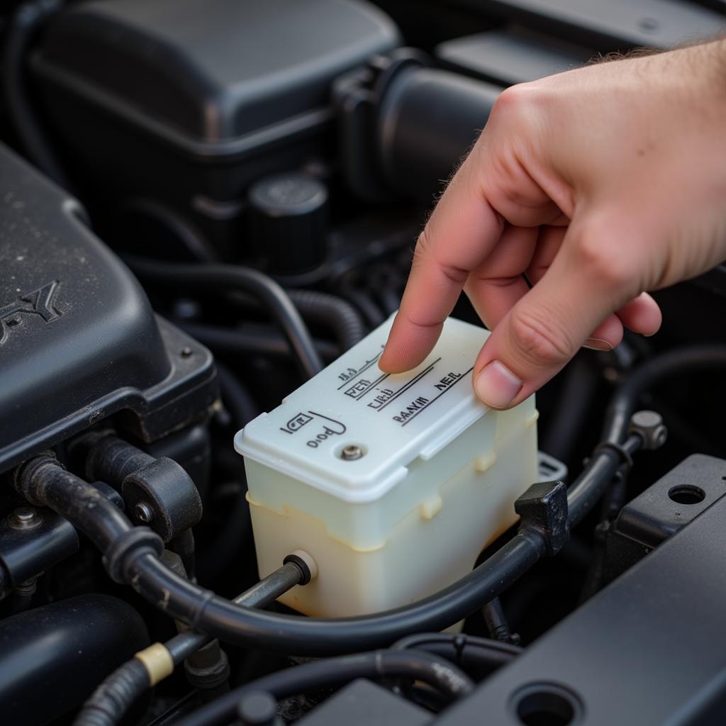 Checking Nissan Altima Brake Fluid