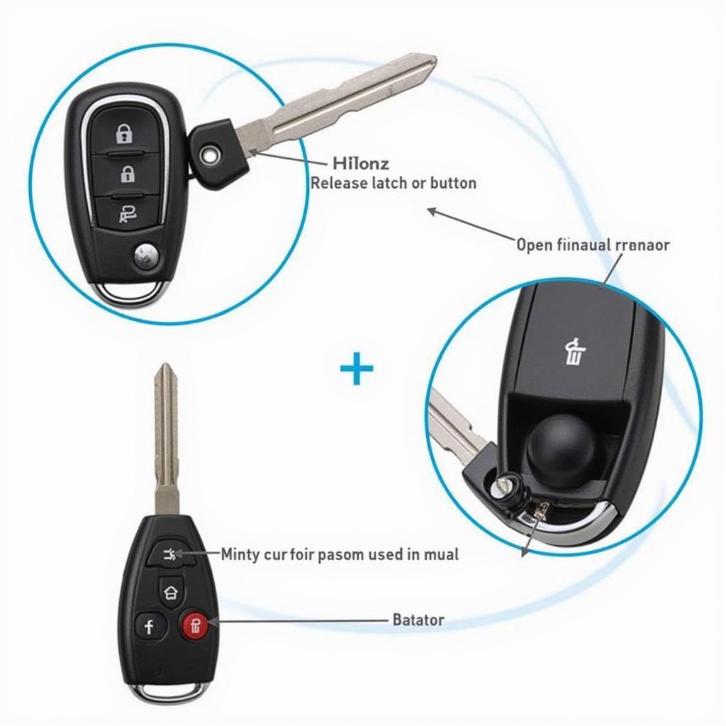 Locating the Battery Compartment on a Chevrolet Equinox Key Fob