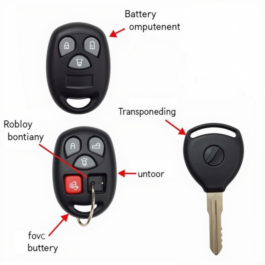 Chevy Uplander Key Fob