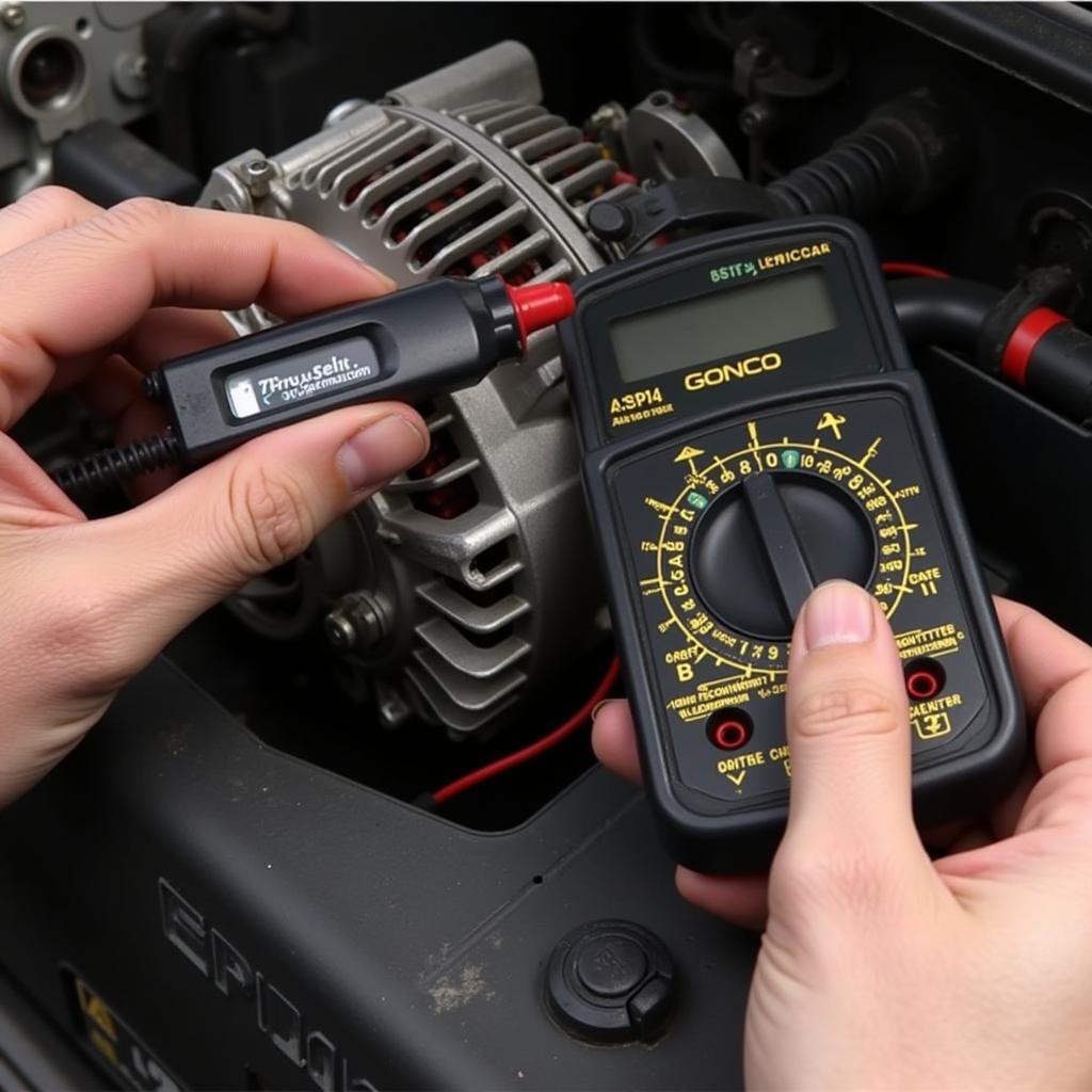 Testing the alternator on a Chrysler 300