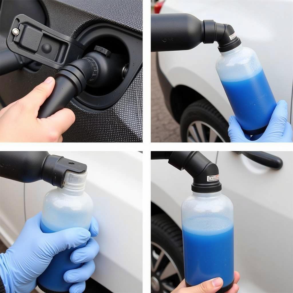 Refilling the AdBlue Tank in a Citroen