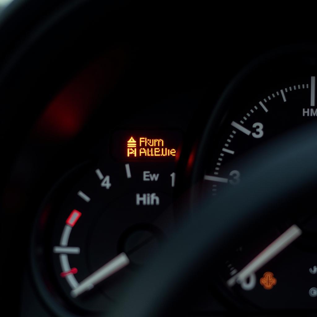 Citroen AdBlue Warning Light on Dashboard