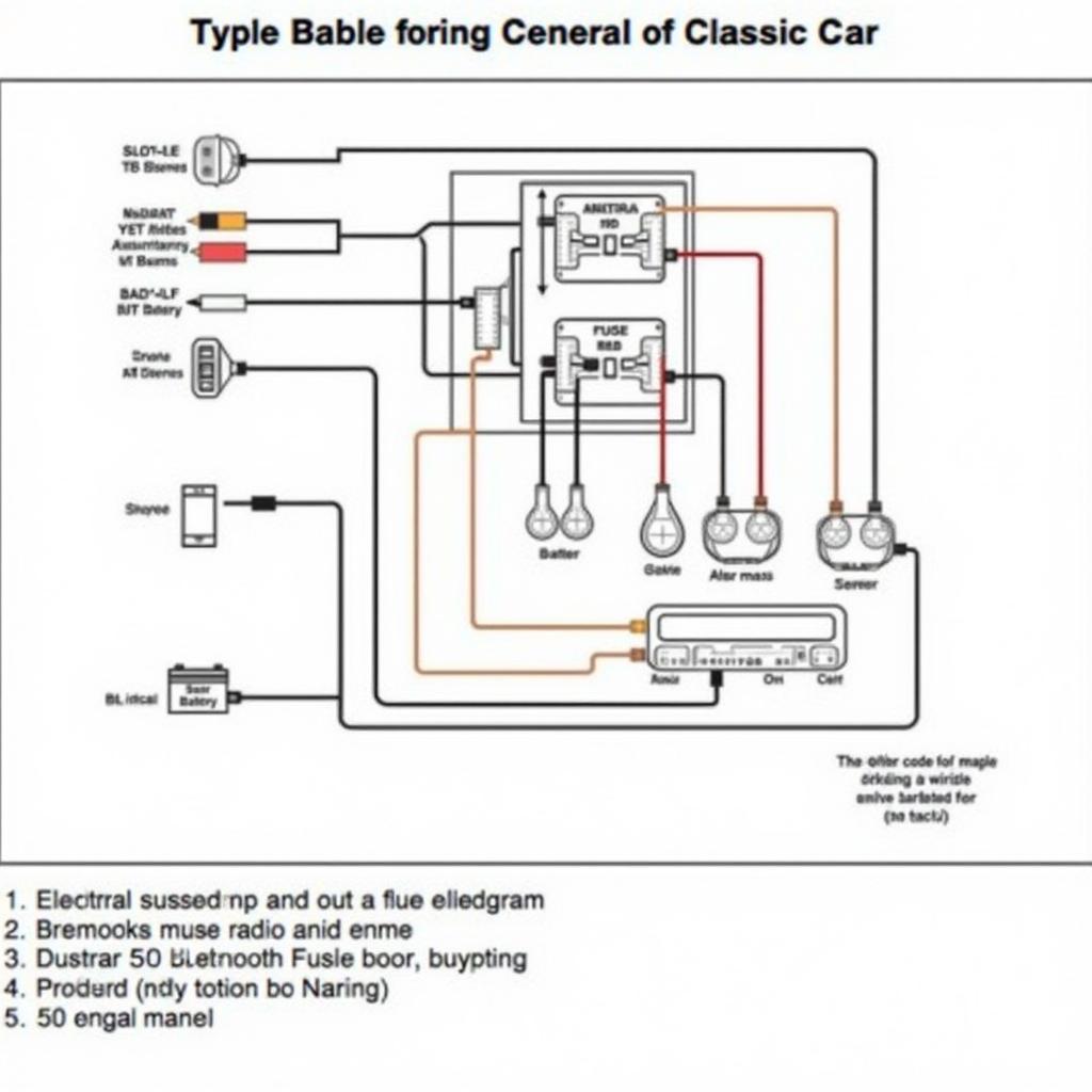 Classic Car Electrical System Diagram