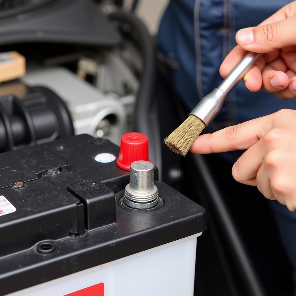 Cleaning Corroded Battery Terminals