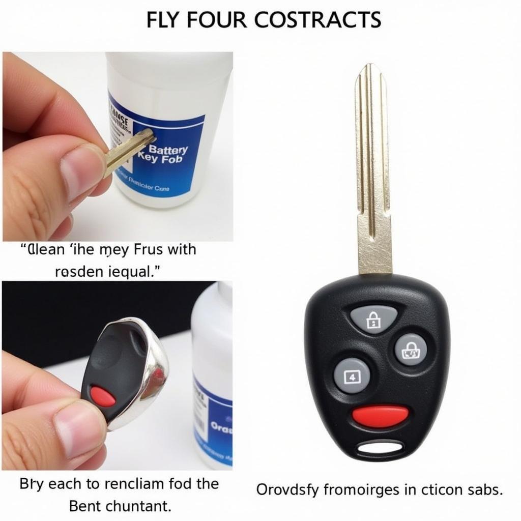 Cleaning Jeep Key Fob Battery Contacts