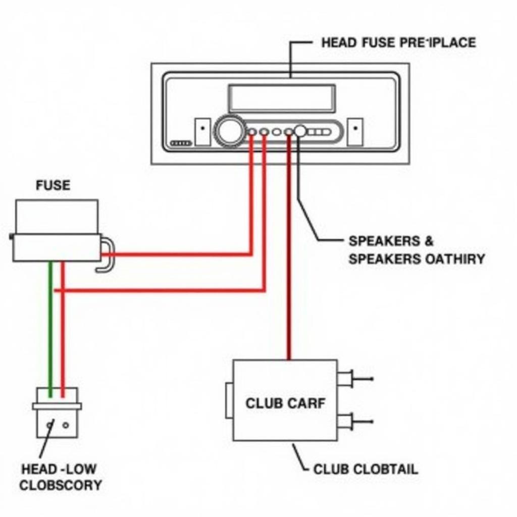 Wiring Diagram for Club Car Radio Installation