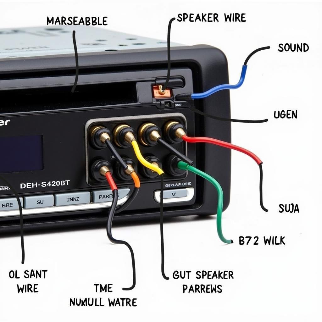 Checking Speaker Wiring for Pioneer DEH-S4250BT