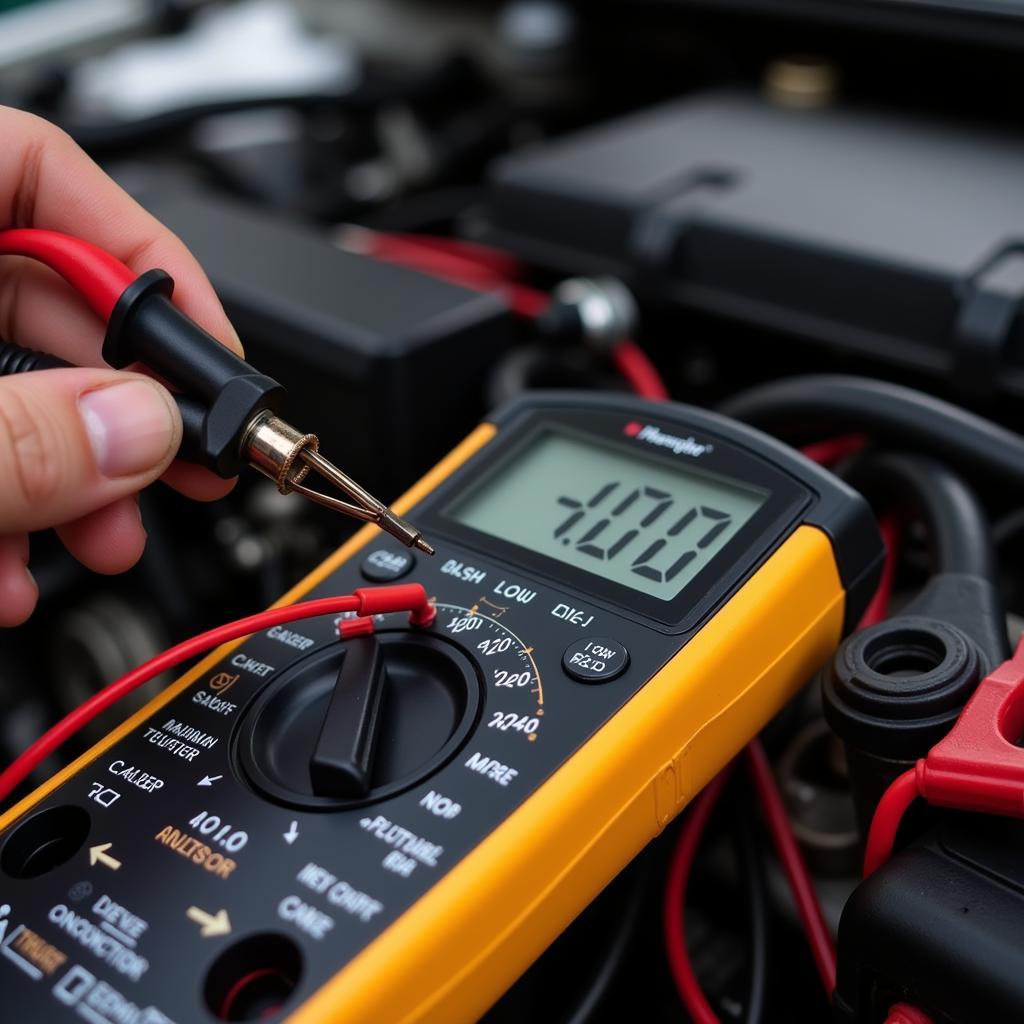 Diagnosing Car Battery Drain with Multimeter