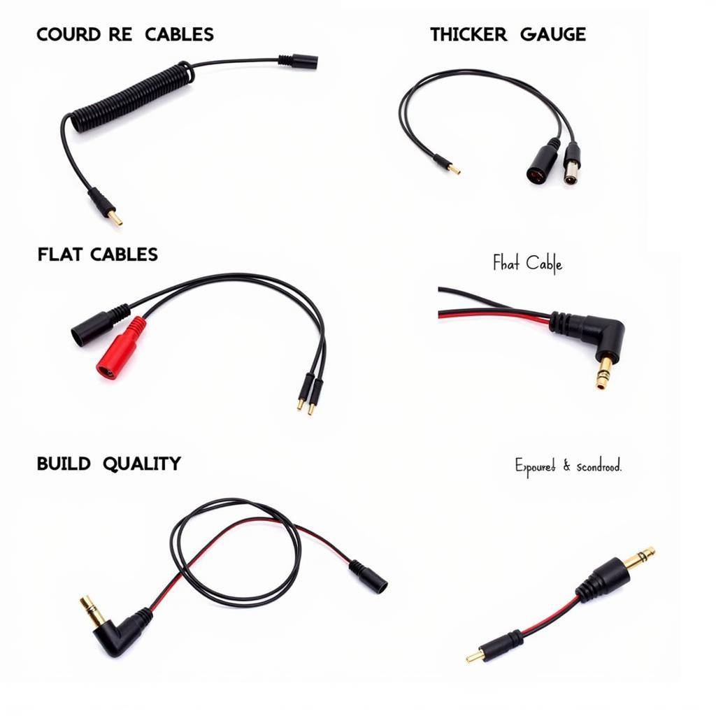 Various Types of Auxiliary Cables