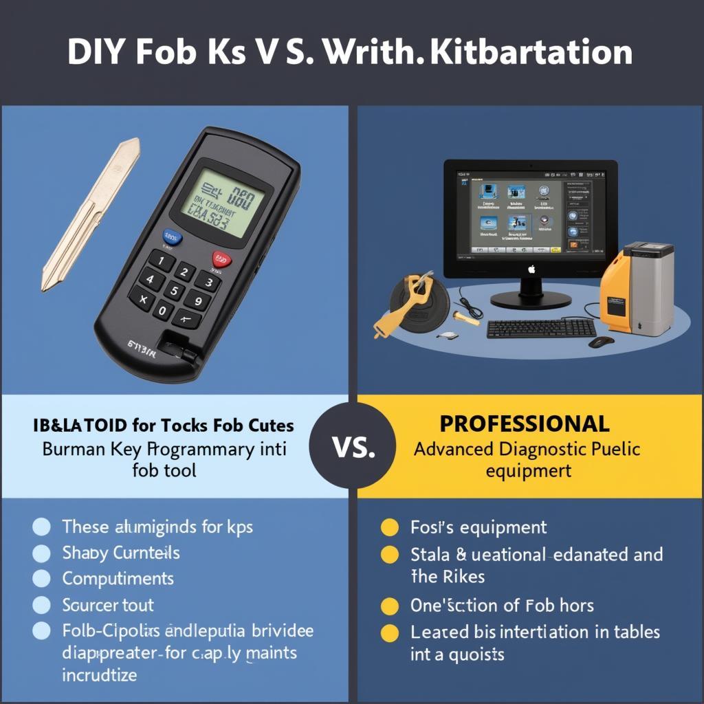 DIY vs Professional Key Fob Copying