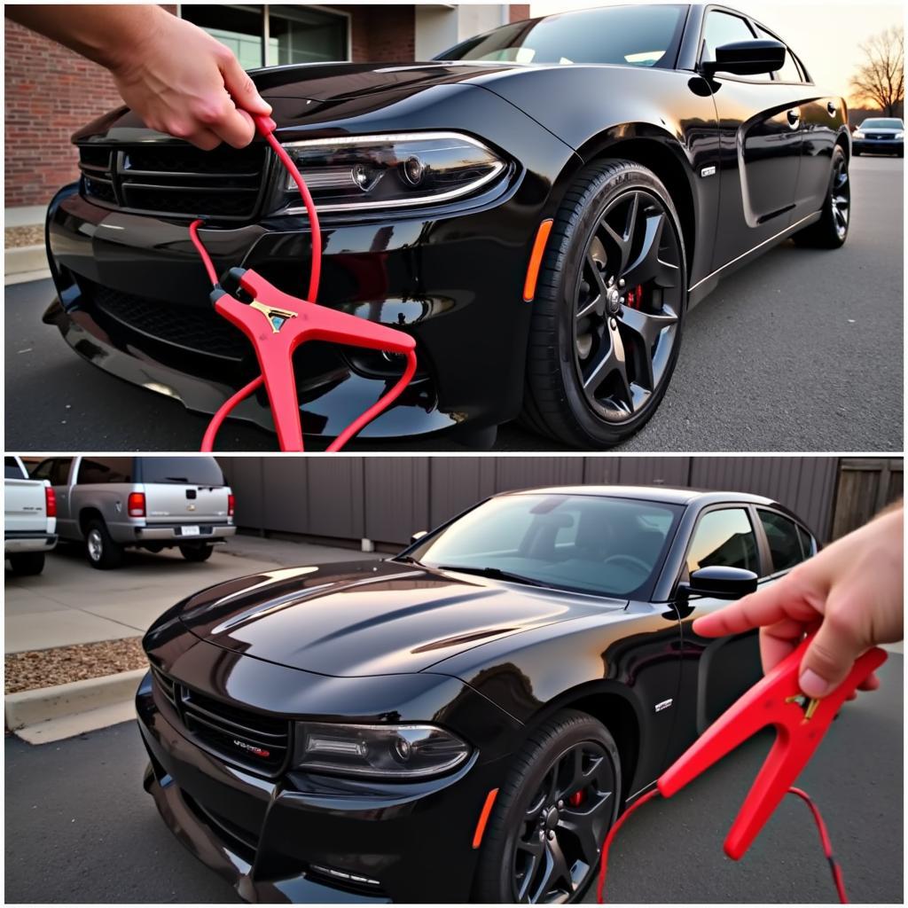 Dodge Charger Dead Battery Jump Start