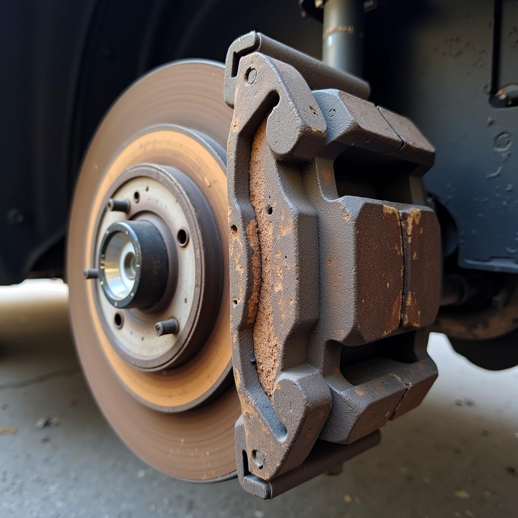 Worn Brake Pads on E46