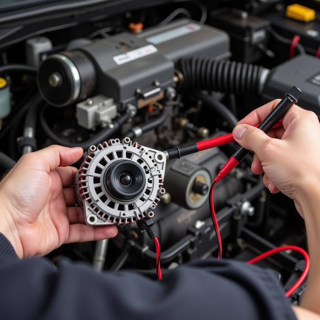 Inspecting the Fiat Ducato Alternator