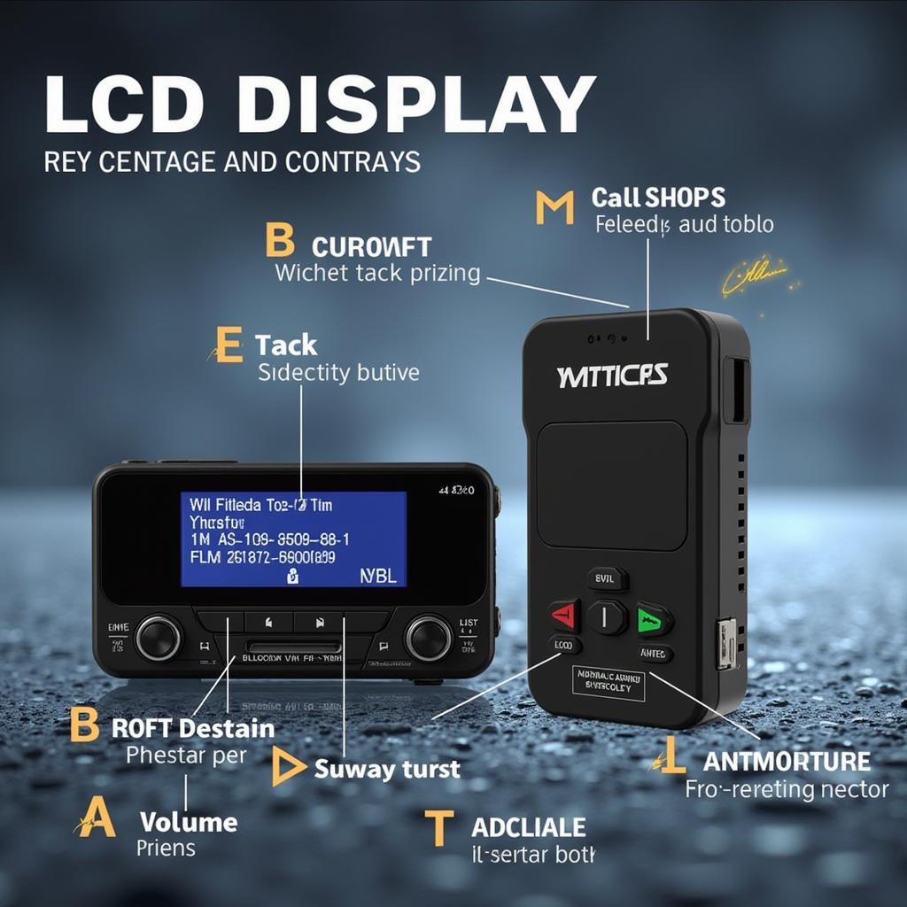 FM Transmitter Display and Controls