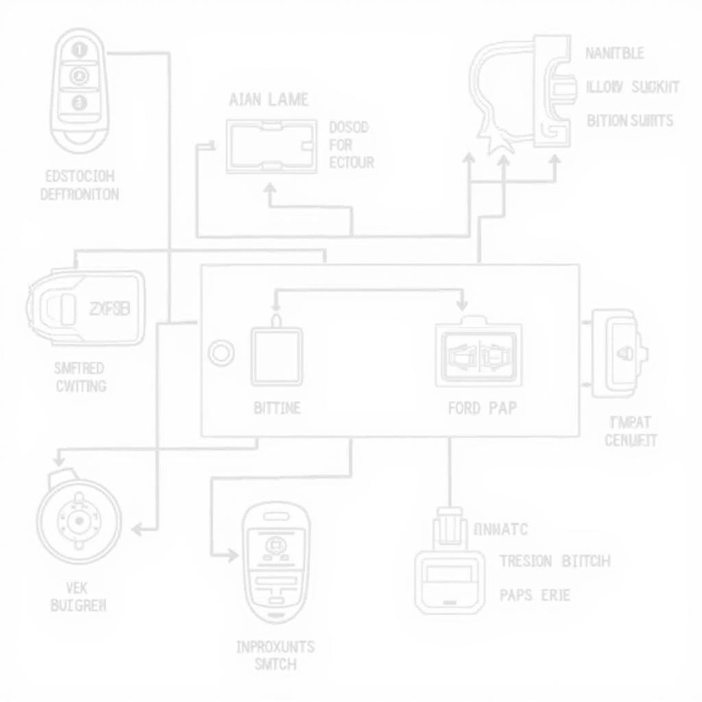 Ford F250 Anti-theft System Components