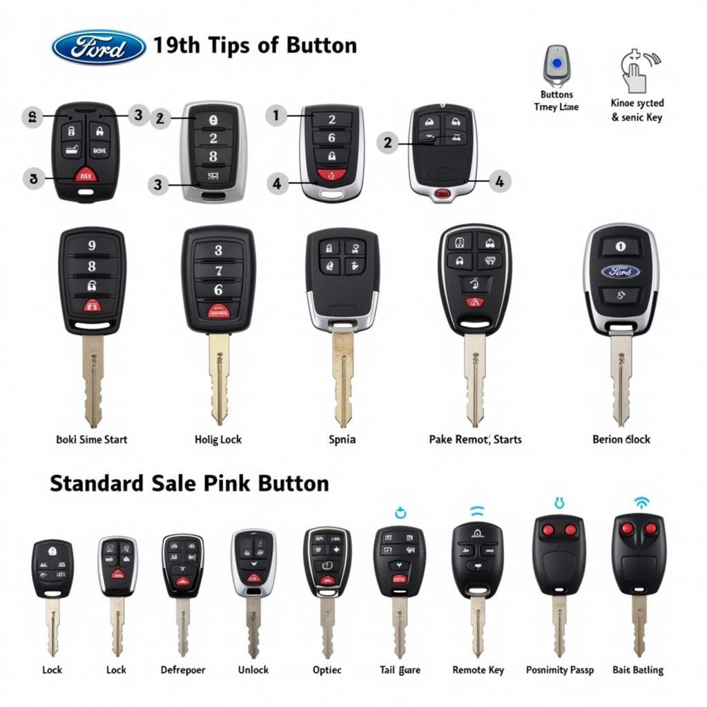 Different Types of Ford Key Fobs and Their Functions