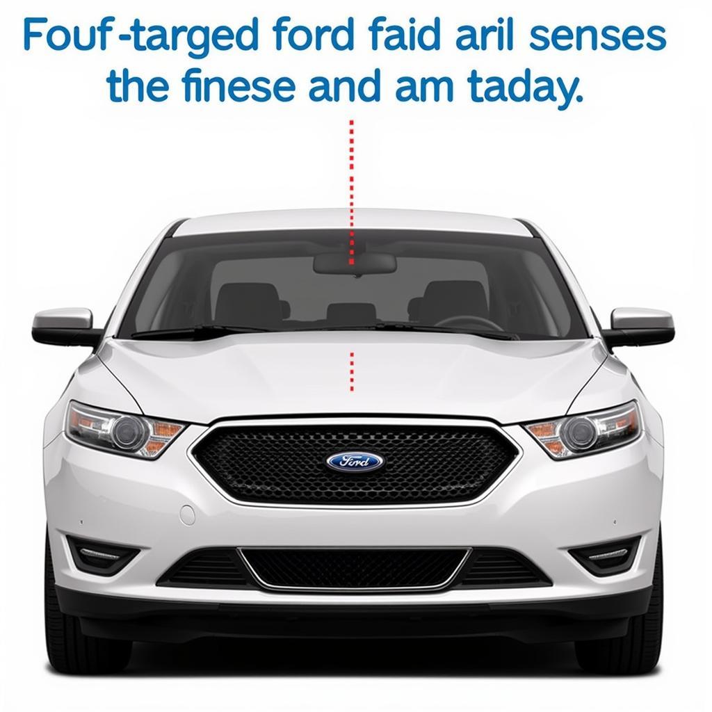 Ford Taurus Collision Warning Sensor Location