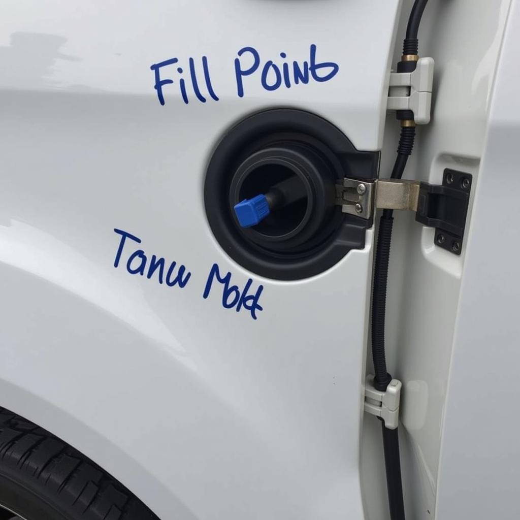 Ford Transit Custom AdBlue Tank Location