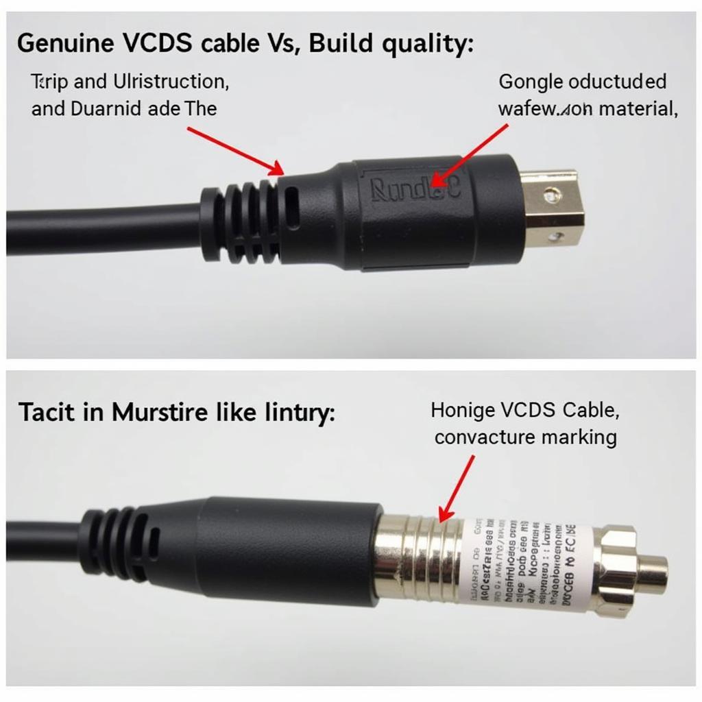 Comparison of Genuine and Counterfeit VCDS Cables