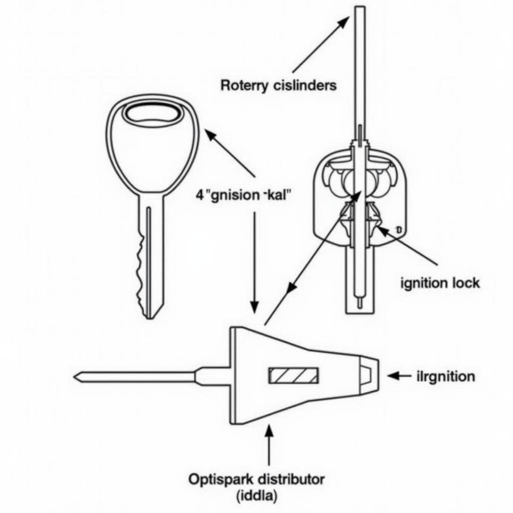 GM Optispark Anti-theft System Components