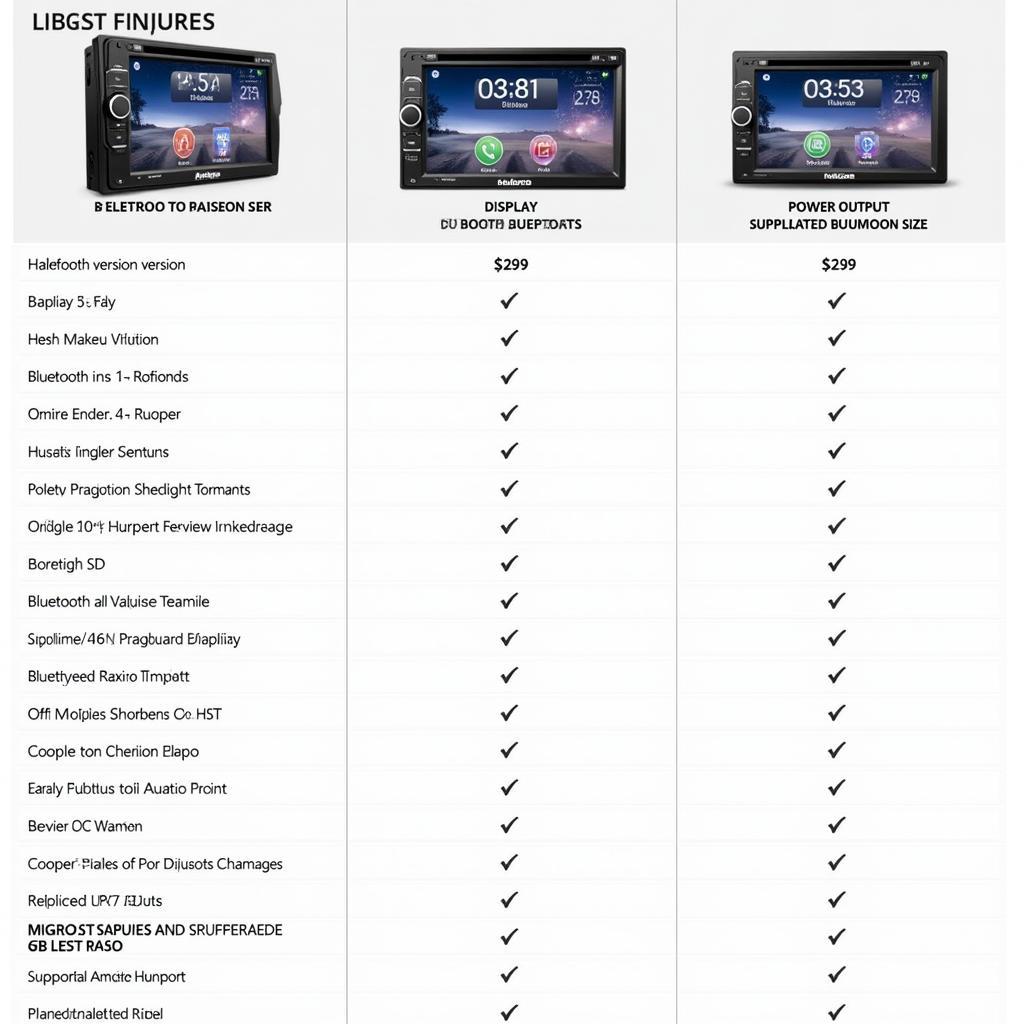 Comparison of Different Halfords Bluetooth Car Radio Models