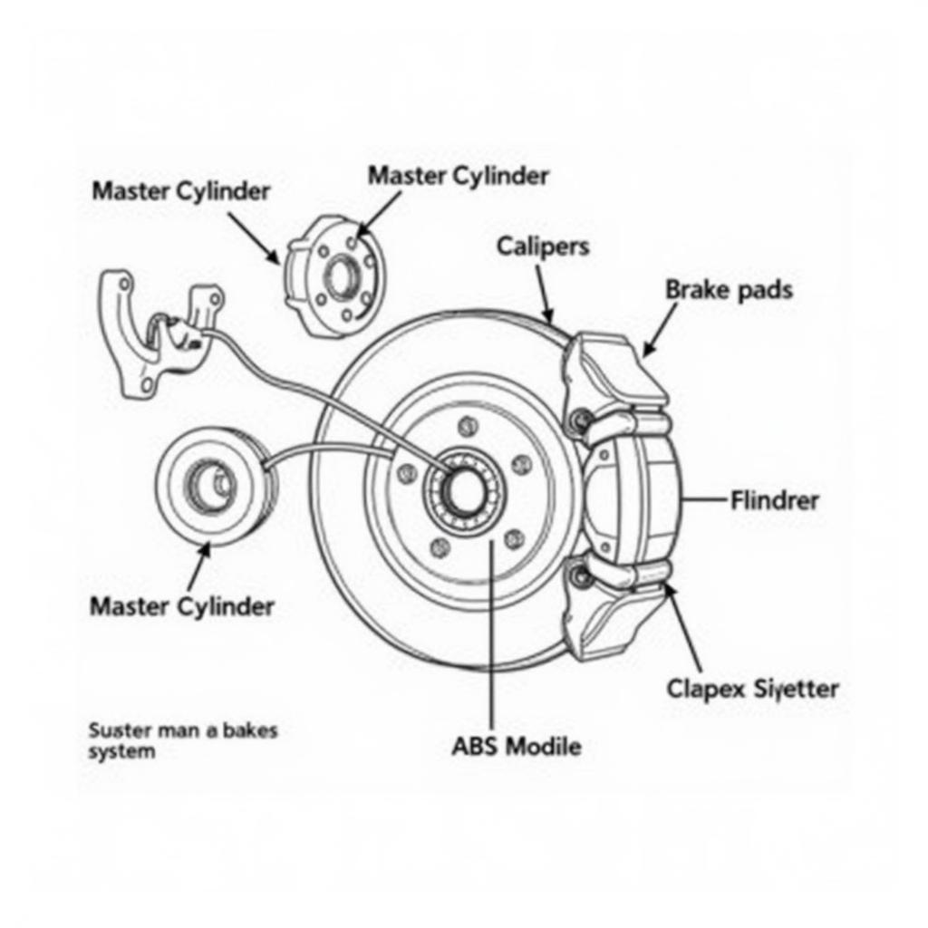 Honda Element Brake System Components