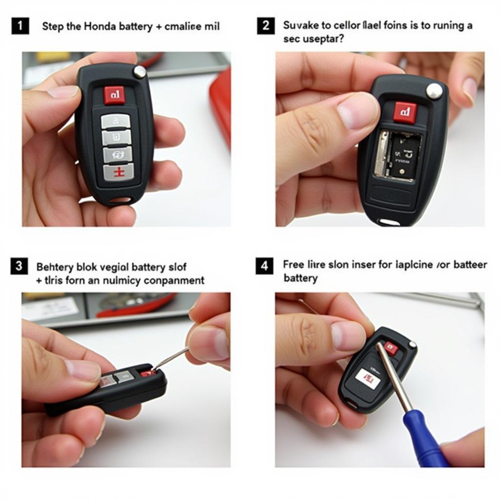 Honda Pilot Key Fob Battery Replacement Steps