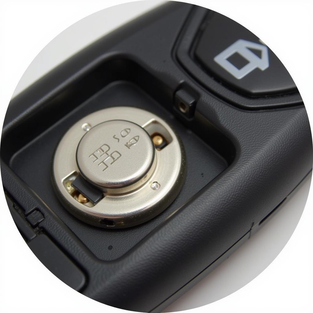 Hyundai Key Fob Opened Showing Battery