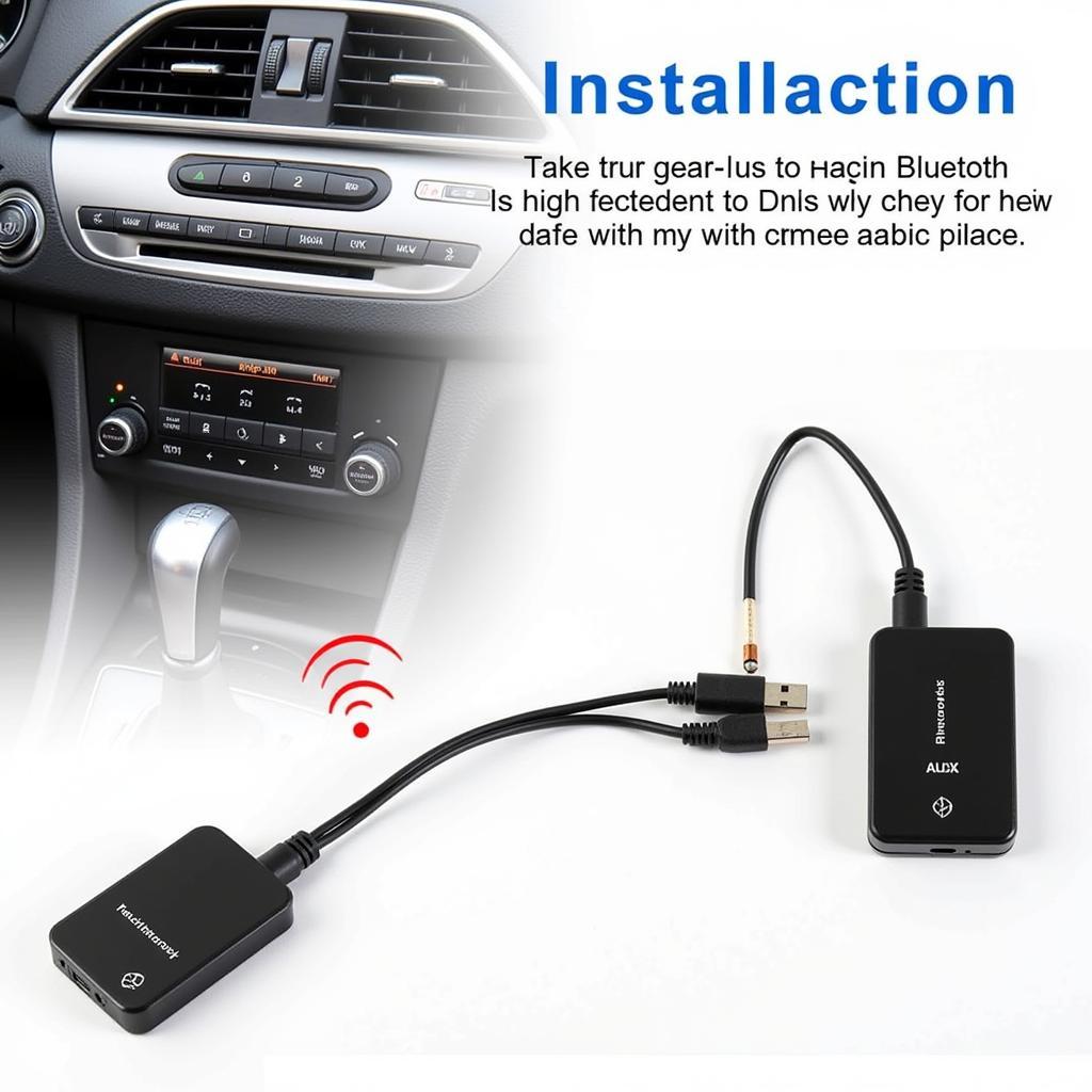 Installing Bluetooth Car Adapter to AUX Input