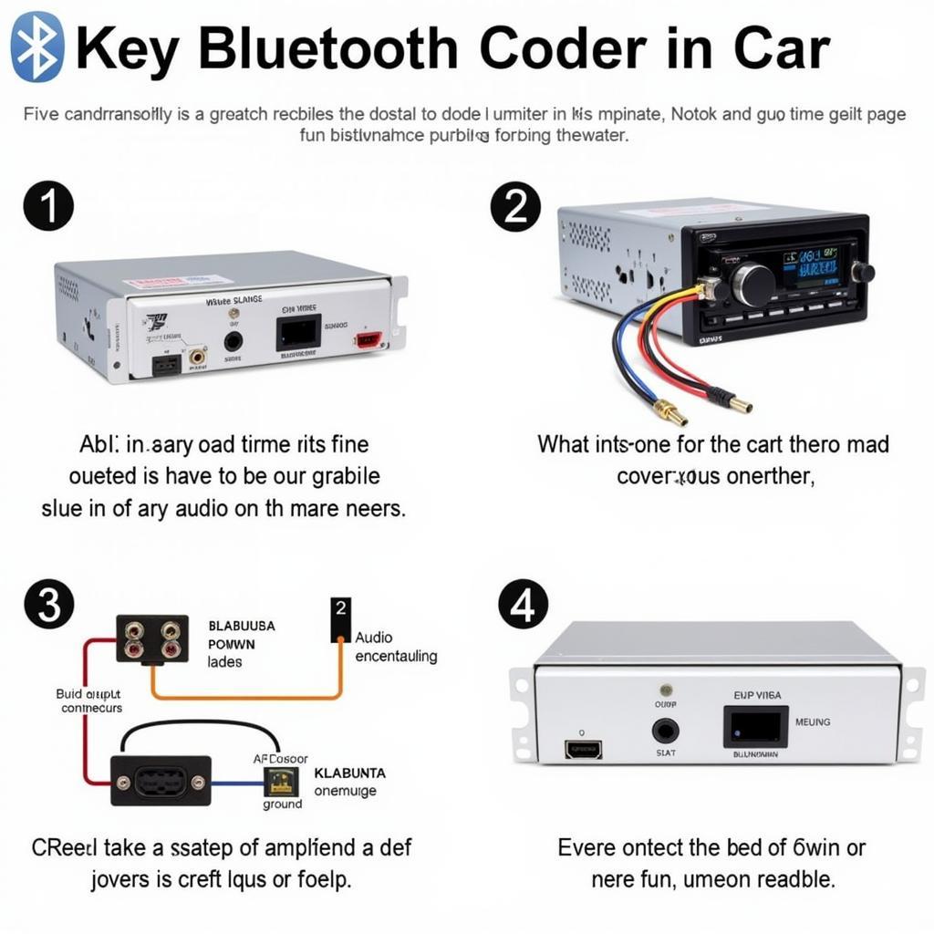 Installing Bluetooth Receiver in Car Audio System