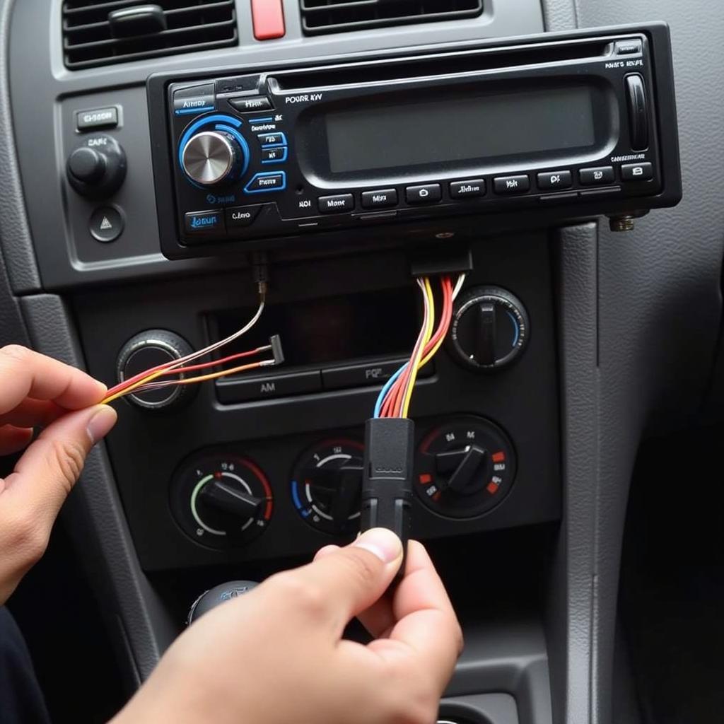 Installing a Car Radio DVD Bluetooth Navigation System