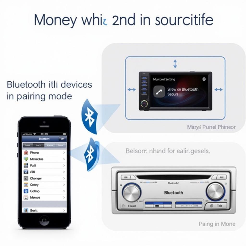 iPhone Bluetooth Car Radio Connection Diagram