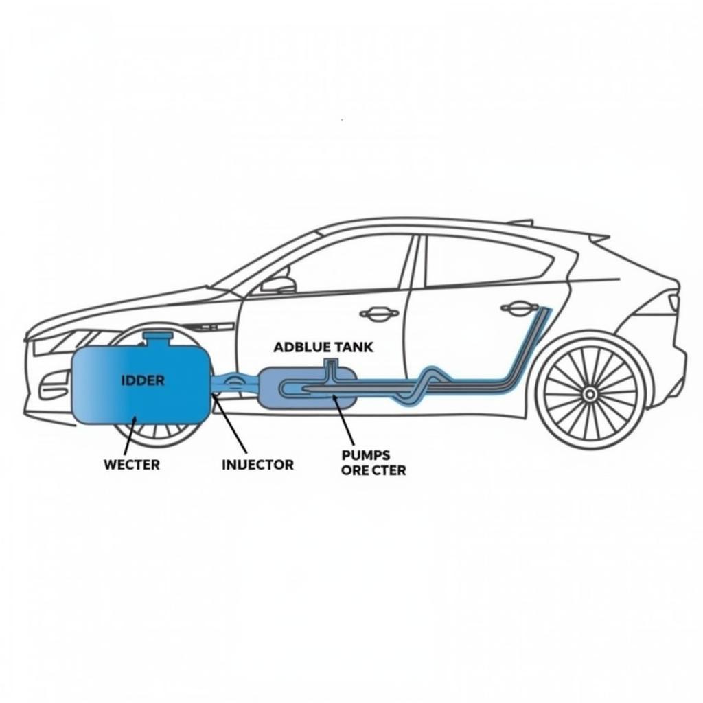 Jaguar AdBlue System Diagram