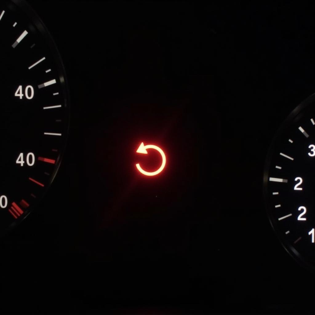 Jaguar XF Brake Pad Warning Light on Dashboard