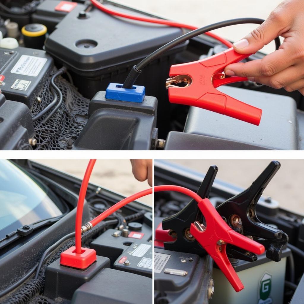 Jump Box Connections to Car Battery