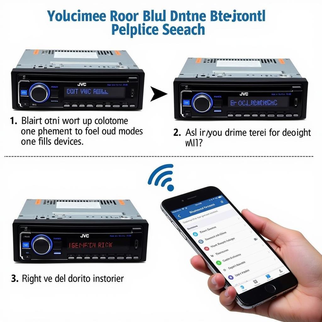 Pairing a Smartphone with a JVC Car Stereo via Bluetooth