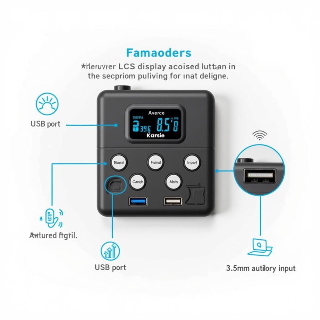 Kartice FM Transmitter Features