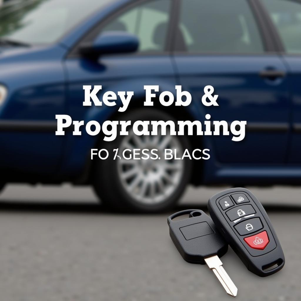 Car Key Fob and Car