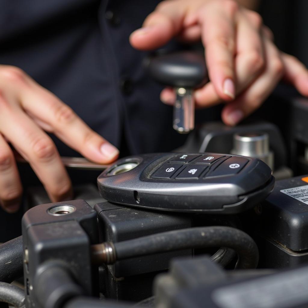 Key Fob Battery Replacement at AutoZone