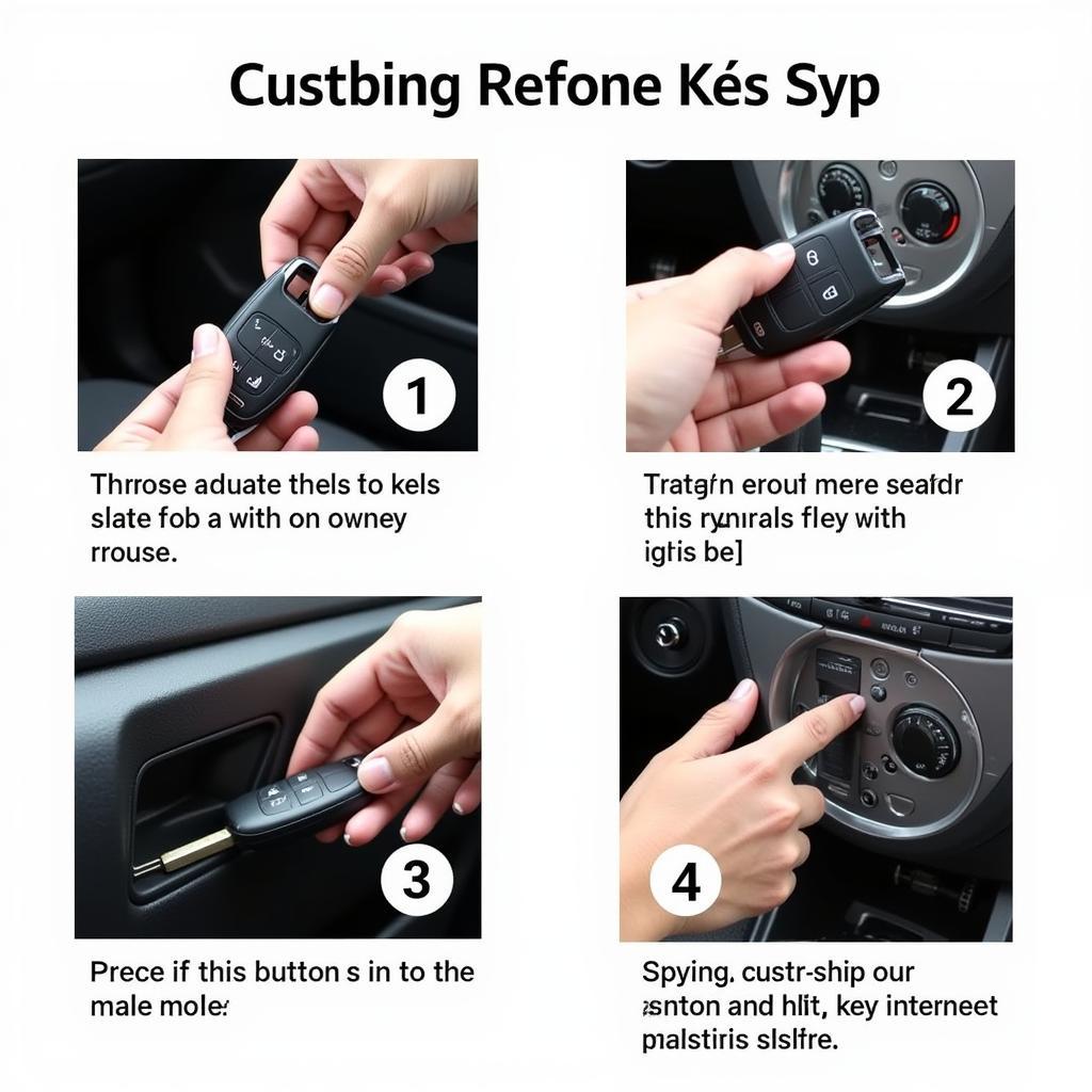 Kia Forte Key Fob Resynchronization: Demonstrating the key fob resync procedure.