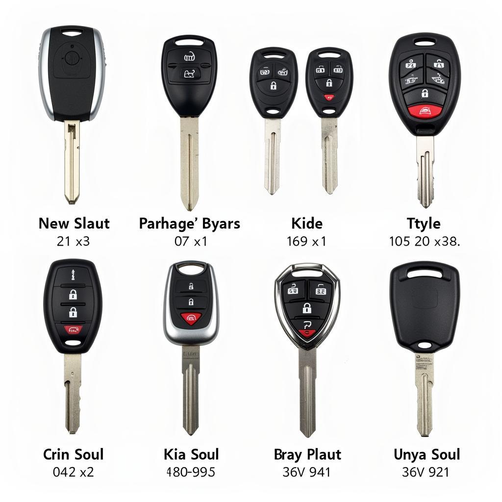 Different Types of Kia Soul Key Fobs