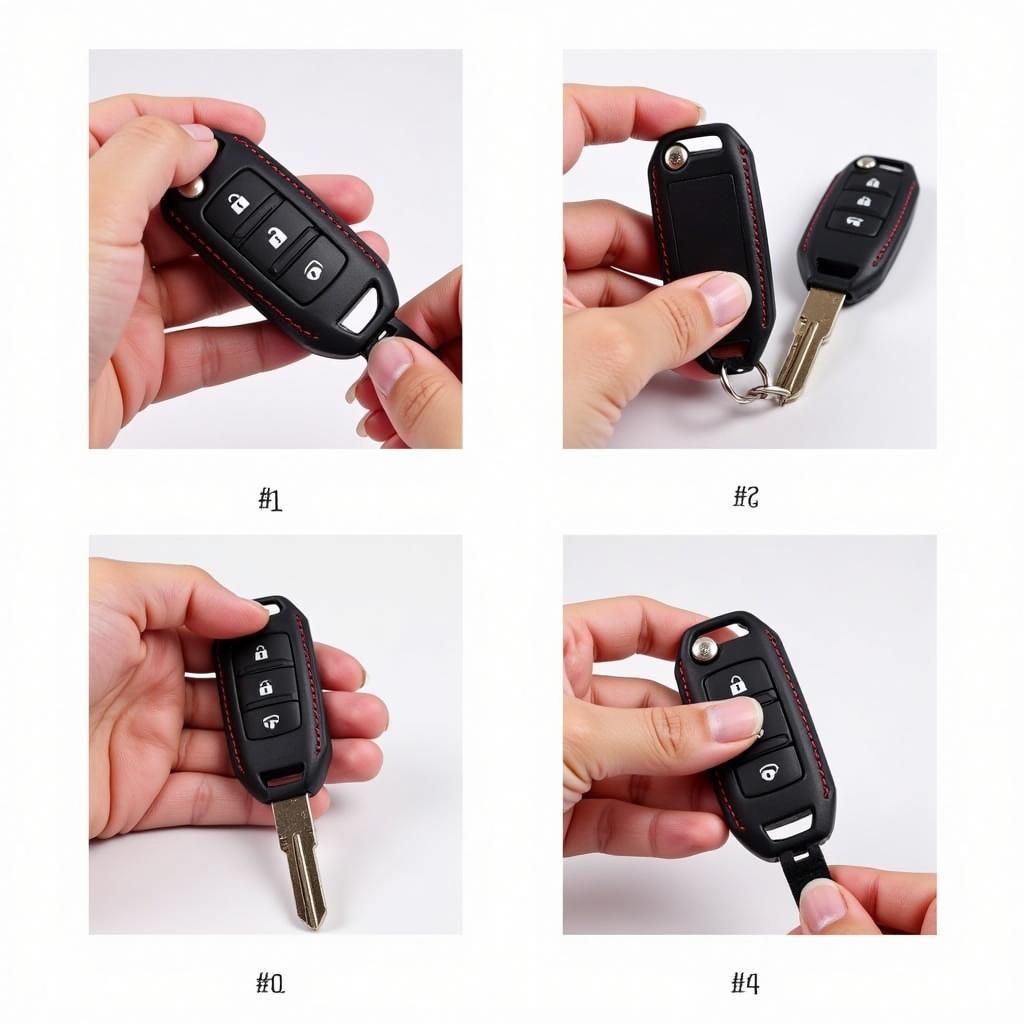 Installing a Leather Key Fob Cover