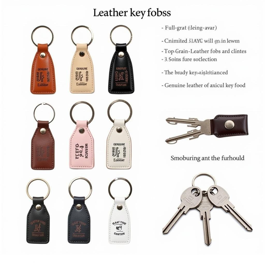 Different Types of Leather Key Fobs